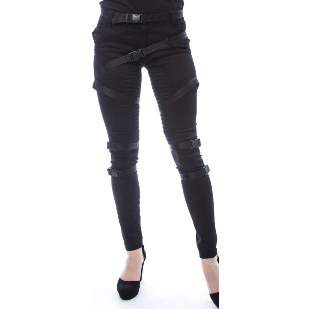 Chemical Womens Black Dark Apparel Matters Spitfire Pants Size 34x32 Inseam‎